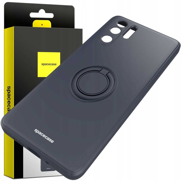 Spacecase Silicone Ring Huawei P30 Pro Black zdjęcie 8