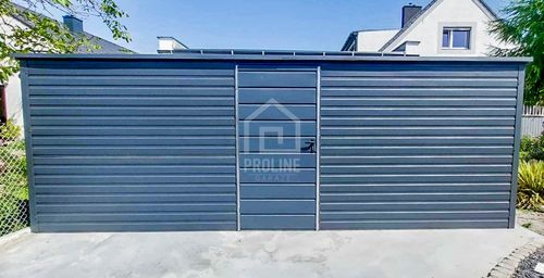 Schowek Domek Ogrodowy 6x3m Drzwi Antracyt dach spad w tył PLG159 na Arena.pl