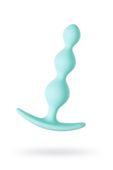 todo by toyfa anal plug triple, silicone, mint, 10.5 cm, o 2.4 cm
