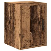 Garażowa szafka ścienna Stare drewno Drewno klejone