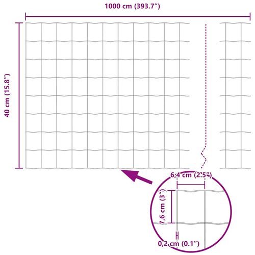Ogrodzenie Euro Srebrny 0.4 x 10 m na Arena.pl