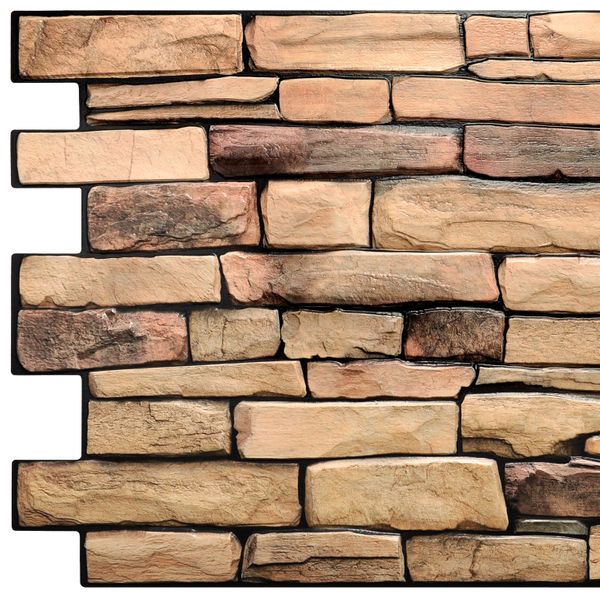 Panele Ścienne 3D PCV Kamień Naturalny - Natural StoneSlate zdjęcie 9