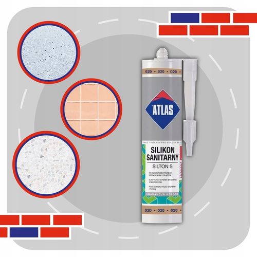 ATLAS SILIKON SILTON S 280ml - 020 BEŻOWY na Arena.pl