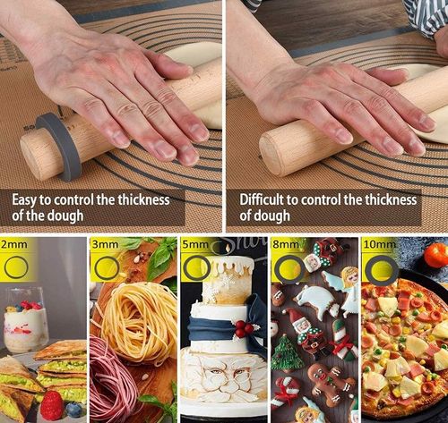 Regulowany Wałek Do Ciasta Z Drewna Bukowego 40 Cm na Arena.pl