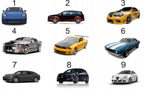 NAKLEJKA NA ŚCIANĘ naklejki samochody auta cars na Arena.pl