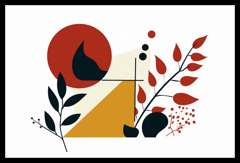 Plakat 45x30cm Ogień i Flora zdjęcie 2