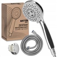 ZESTAW PRYSZNICOWY słuchawka wąż uchwyt 5 TRYBÓW pod prysznic MOC