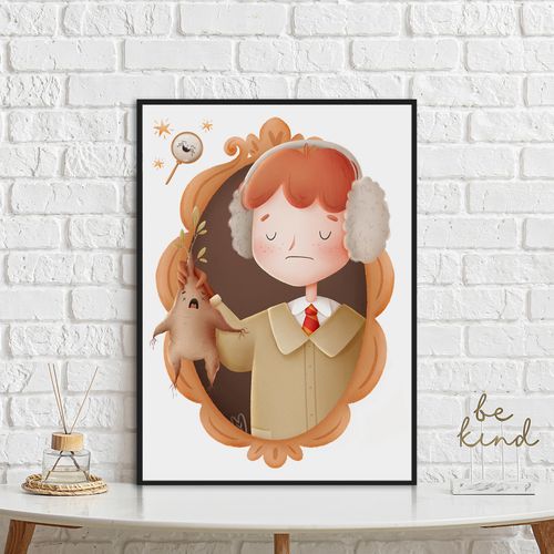 Plakat portret harry potter ron weasley 30x40 cm na Arena.pl
