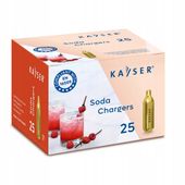 Naboje do syfonu do wody sodowej gazowanej CO2 25 szt Kayser