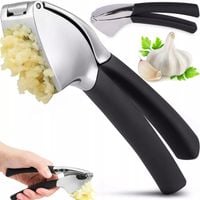 WYCISKARKA WYCISKACZ DO CZOSNKU PRASKA STAL NIERDZEWNA RĄCZKA ANTYPOŚLIGOWA