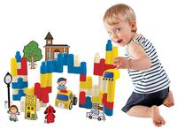 ND19_KA10750 Klocki Popboblocs Zbuduj sam - Miasto