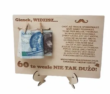 Prezent na 30 40 50 60 70 urodziny dla mężczyzny zdjęcie 1