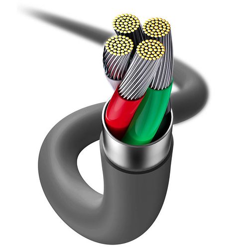 kabel usb do lightning baseus jelly, 2,4a 1,2m (czarny) na Arena.pl
