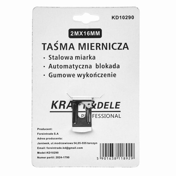 taśma miernicza 2m kd10290 zdjęcie 10
