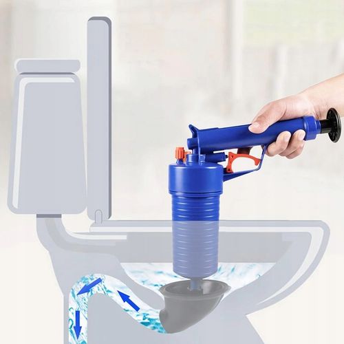 PISTOLET DO UDRAŻNIANIA RUR PRZEPYCHACZ TOALET WC ZLEWU KANALIZACJI KRET na Arena.pl