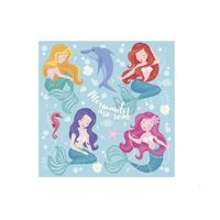 Serwetki papierowe syrenki morski podwodny świat 20 szt.