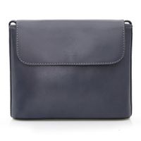 VERA PELLE torebka damska skórzana listonoszka z paskiem V030 c.szara