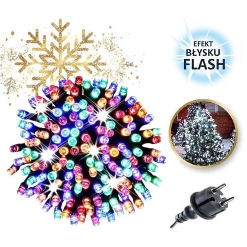 światełka lampki led 300 multikolor, flash biały 7770 na Arena.pl