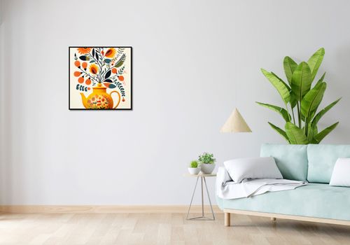 Plakat 60x60cm Bujna Herbata na Arena.pl