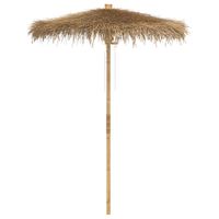 Parasol Tiki z baldachimem z liści bananowca, 180 cm, bambus