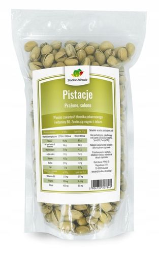 PISTACJE SOLONE 1kg PRAŻONE NATURALNE witamina B6 na Arena.pl