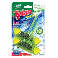 4w1 KOSTKA toaletowa DO WC TYTAN GREEN WATER 2x40g