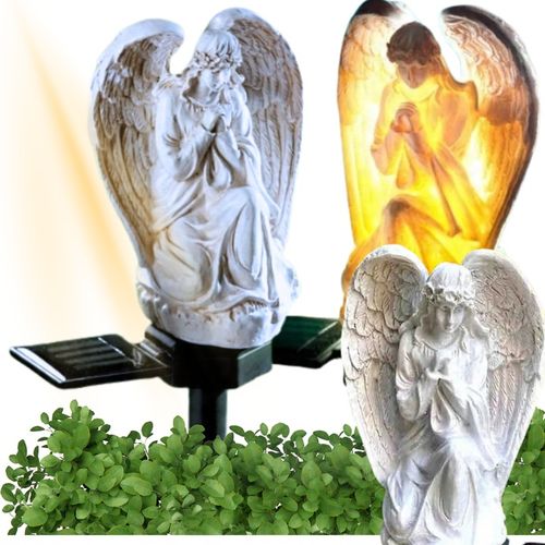 ANIOŁ SOLARNY LAMPKA LED NA WSZYSTKICH ŚWIĘTYCH NA CMENTARZ GRÓB na Arena.pl