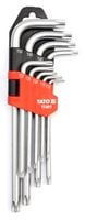 klucze torx t10-t50 zestaw 9-częściowy - yt-0511
