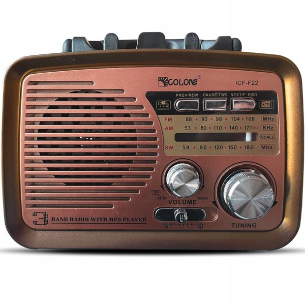 Radio baterie AM RETOO E972-2 zdjęcie 3