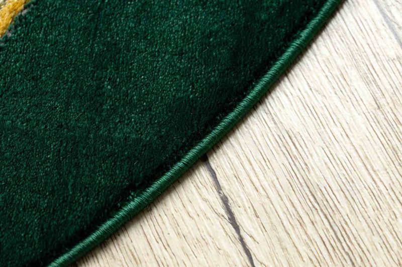 RUG/LU/ESTEMA/GEOMETRIC/BOTTLEGREEN+GOLD/R120 zdjęcie 4