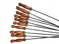 WIDEŁKI KIJE DO OGNISKA GRILLA KIJKI 120CM 10szt!