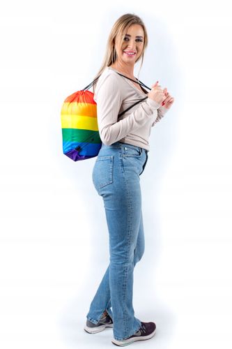 TORBA PLECAK LGBT TĘCZOWY PRIDE TĘCZA WOREK na Arena.pl