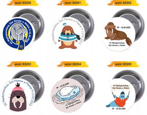 Przypinki buttony XX ZLOT MORSÓW SUPER JAKOŚĆ HIT na Arena.pl