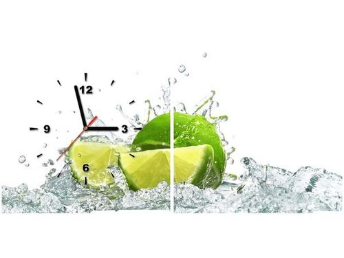 40 80CM ZEGAR 2 ELEM LIMONKA ŚCIENNY na Arena.pl