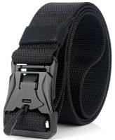 Pas militarny taktyczny wojskowy parciany MAGNETIC H106_Czarny