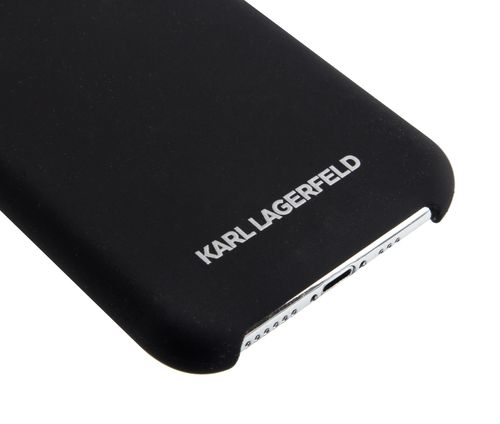 KARL LAGERFELD SILICONE - iPhone XS - BLACK na Arena.pl