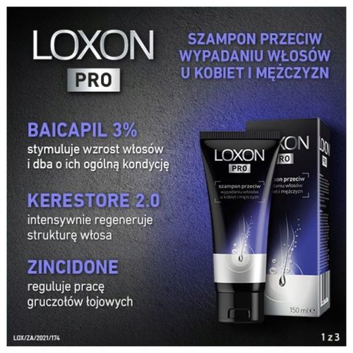 SZAMPON PRZECIW WYPADANIU WŁOSÓW DLA MEŹCZYZN NIEGO NIEJ LOXON PRO 150ML na Arena.pl