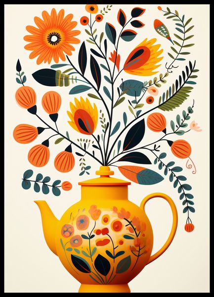 Plakat 50x70cm Bujna Herbata zdjęcie 2