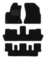 Dywaniki welurowe LUX Citroen C4 Picasso I 7 os. czarne CP