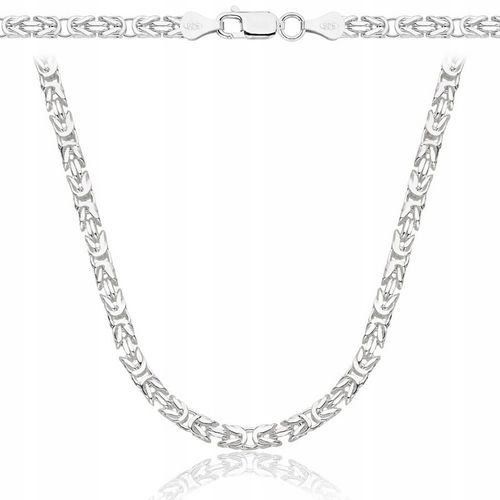 Łańcuszek Srebrny Splot Królewski 3,00 mm Pełny Diamentowany Grawer Gratis na Arena.pl