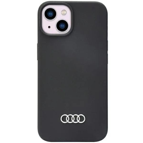 Etui Audi Silicone Case na iPhone 14 - czarne zdjęcie 1