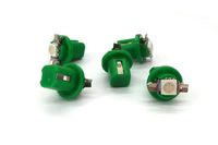 Żarówka LED 0,25W B8.4 , Bx8.4 kokpit, zegary 12V zielona