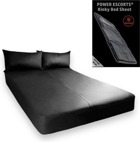power escorts   br190   kinky bed sheet black   160 x 227 cm na Arena.pl