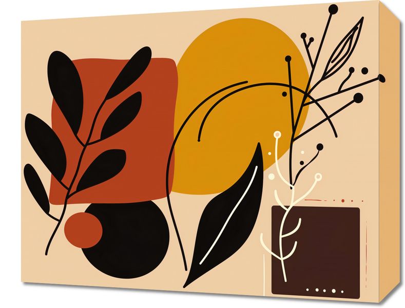 Obraz 50x40cm Ciepłe Kontury zdjęcie 1