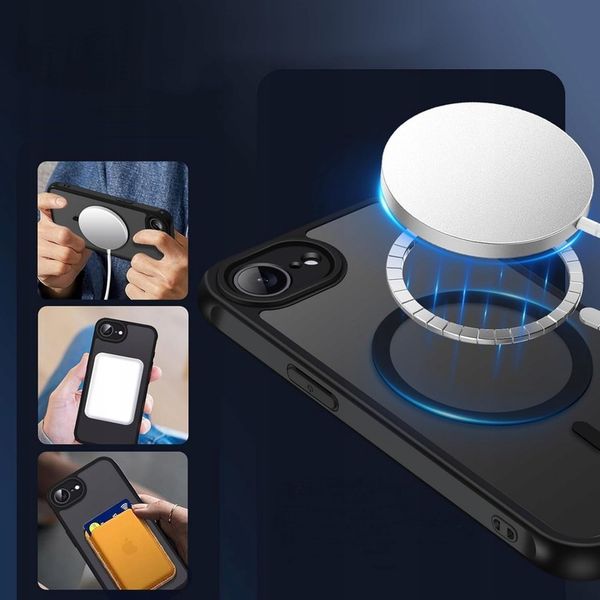 Etui do MagSafe PANCERNE MATT CASE + 2 SZTUKI SZKŁO do IPHONE 16e zdjęcie 2