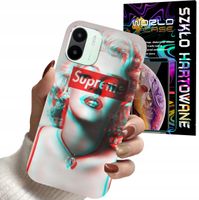 ETUI DO XIAOMI REDMI A1 - Monroe MODNE KOBIECE WZORY + SZKŁO