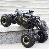 DUŻY SAMOCHÓD ZDALNIE STEROWANY AUTO RC METAL TERENOWY NAPĘD 4X4 +2 BATERIE