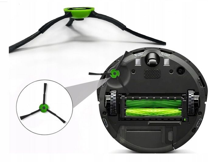 5xSZCZOTKI BOCZNE DO iROBOT ROOMBA E4 E5 E6 E7 I3 I4 I5 I6 I7 I8 J7+ COMBO zdjęcie 4