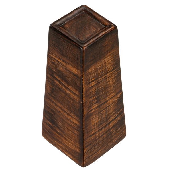 Wazon Ceramiczny Trapez  Brązowy flakon zdjęcie 4