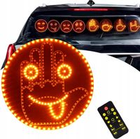 2X LAMPA LED SAMOCHODOWA Z 4 TRYBAMI GESTÓW DO TYLNEGO OKNA I WYRAZÓW